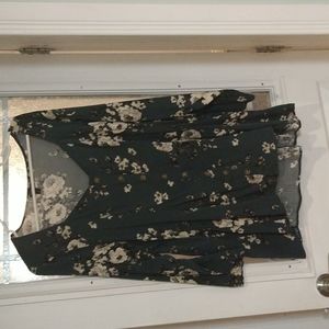 Dark Green Torrid Blouse
